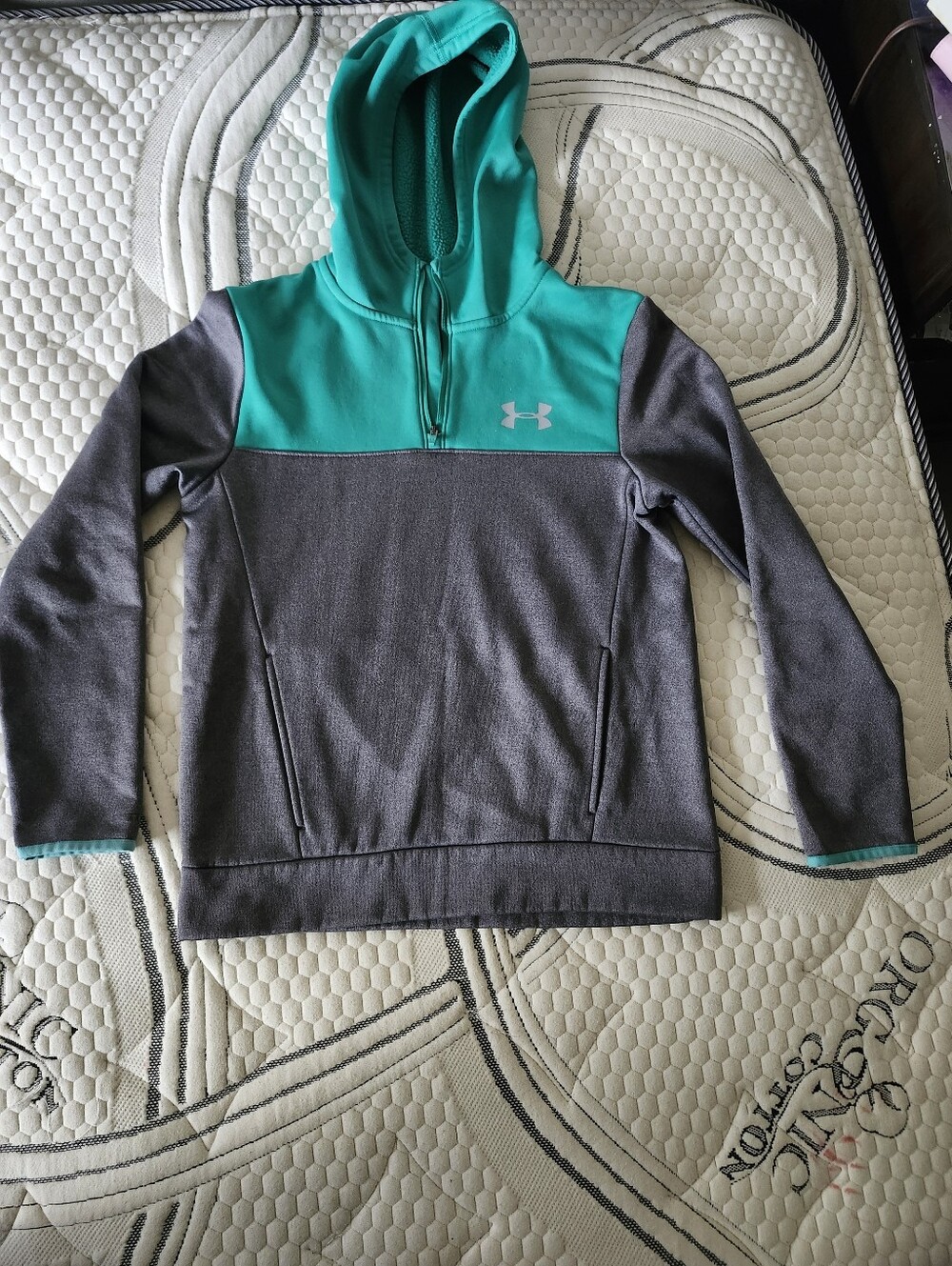 Under Armour Kids Gray Sherpa Puffer Jacket